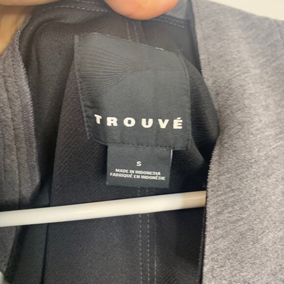 Trouve Gray Long Vest with Pockets - Picture 6 of 7